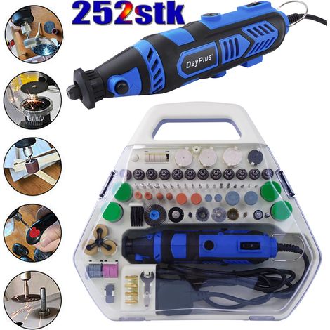252 tlg meuleuse set meuleuse outil multifonctionnel 135w