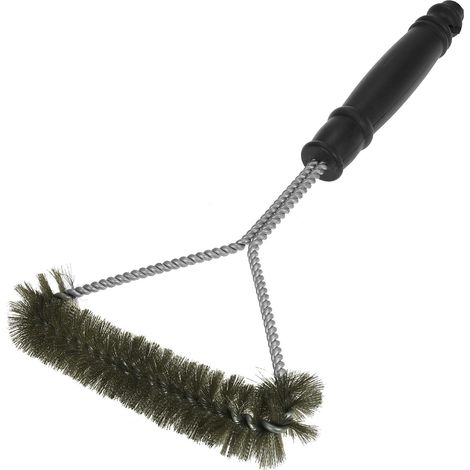 BBQ Grill Wire Brush Cleaning Tool Stainless Steel Bristles For Food Grease (1/3)