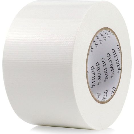 Ruban Toilé Blanc 75mmx55m Gaffa Américain Étanche Réparation (1/5)