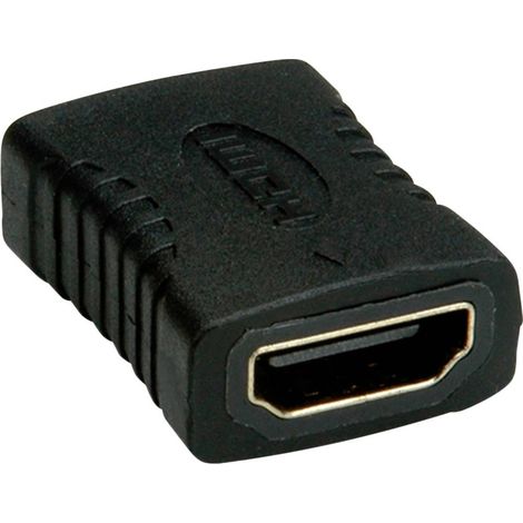 Roline 12.03.3151 Adaptateur [1x HDMI femelle - 1x HDMI femelle] noir Y159322 (1/3)