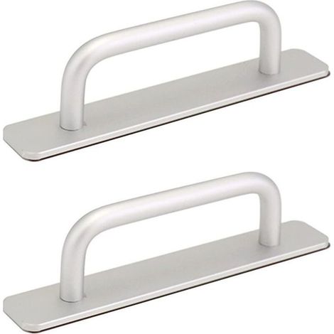 2 Pièces Poignée de Porte de Grange Coulissante, Traction de Poignée de Porte Coulissante avec- 160MM (1/4)