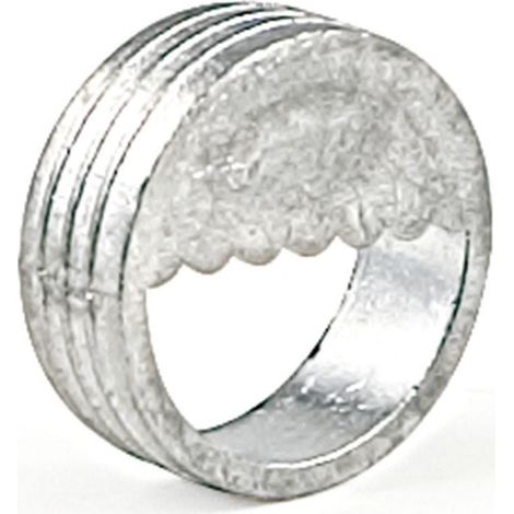 HERRAJES ALK soporte embutir cilindrico d30x12 bruto , El soporte embutir cilíndrico con diámetro 30x12mm zincado de la marca ALK se