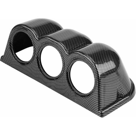 Montage Manometre Tableau Voiture Universelle 52mm Triple Support à 3 trous pour Bâti de pilier de Jauge Bord,—— (1/5)