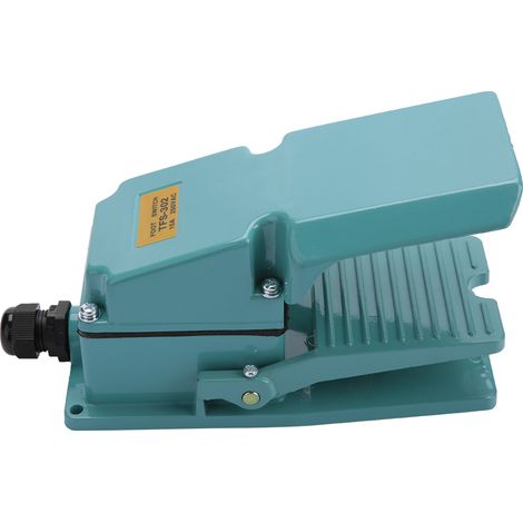 Interrupteur à pédale momentané électrique TFS-302, boîtier en aluminium antidérapant, 250 V CA, 15 A (1/5)