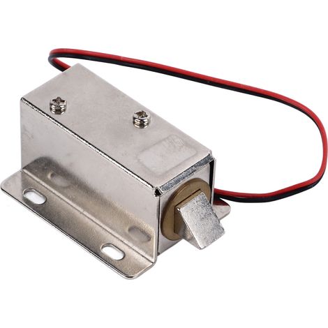 Serrure électromagnétique étanche, robuste, compacte, durable et fiable pour armoires, idéale pour la maison et l'extérieur (12 V). (1/5)