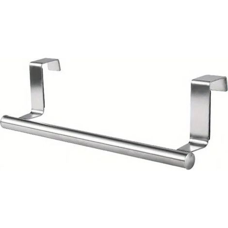 Toallero de acero inoxidable para colgar en la puerta
