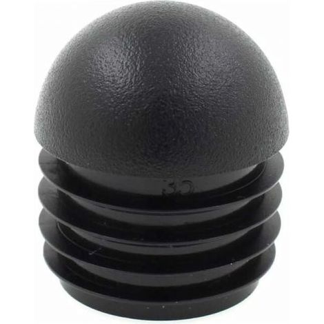 24 Pièces - Toutes Tailles - Inserts Bombés en Tube Rond Embouts Bouchons Bouchons pour Pieds de Meubles de Chaise de Table (22mm) (1/4)