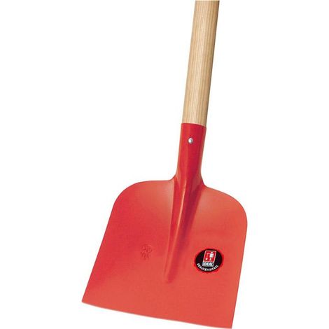 Idealspaten Holsteiner Sandschaufel mit E-Stiel, rot, Gr.2 (1/5)