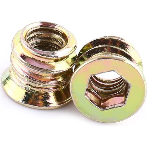 Vis à tête plate à filetage extérieur M6/M8/M10, filetage intérieur hexagonal, paquet de 20. (1/5)