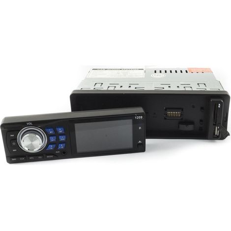 Trade Shop - Radio Estéreo De Coche Radio De Coche Extraíble Frontal Fm Mpd Usb Sd Aux - (1/3)