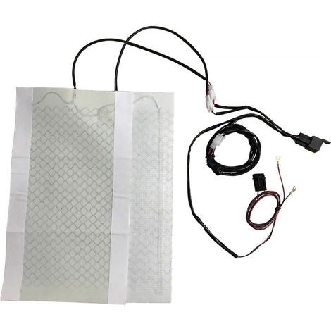 Interrupteur universel 12 V à 2 niveaux pour une personne, coussins chauffants en fibre de carbone 12 V pour voiture, protection hivernale (1/4)