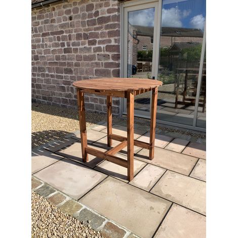 Charles Taylor 6 Seater Wooden Alfresco Bar Counter Table Garden Outdoor Dining (1/3)