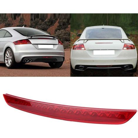 Third rear brake light, high-mounted brake light 8J0945097, suitable for TT/TTS MK2 8J all models 06-14, high-level brake light, energy-saving, waterproof (1/4)
