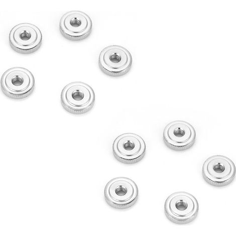 10 Pièces Écrous à Broche M4 M5 M6 M8 M10, Écrous Papillon Moletés (M5)