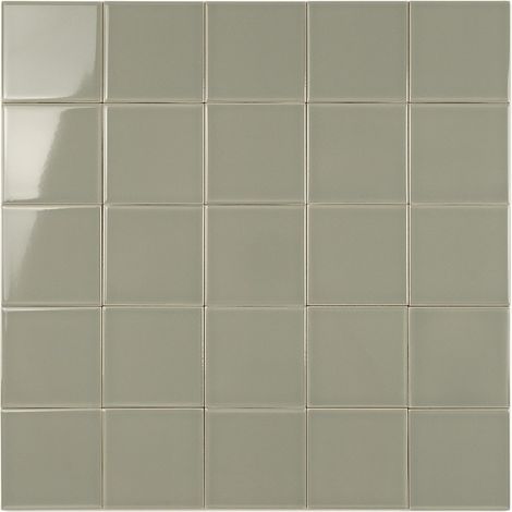 Carrelage Mur Ceramic Connection Green Brillante 10 x 10 cm