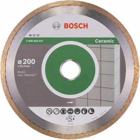 DISCO DIAMANTATO BOSCH 200x25,4 COMPLETAMENTE CERAMICO
