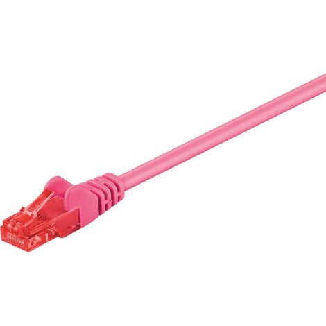 Goobay 95270-GB cable de red Magenta 2 m Cat6 U/UTP (UTP)