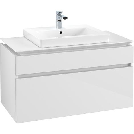 VB WTUS Legato B681 1000x550x500mm 2 écrans WT m.tig Blanc brillant (1/3)