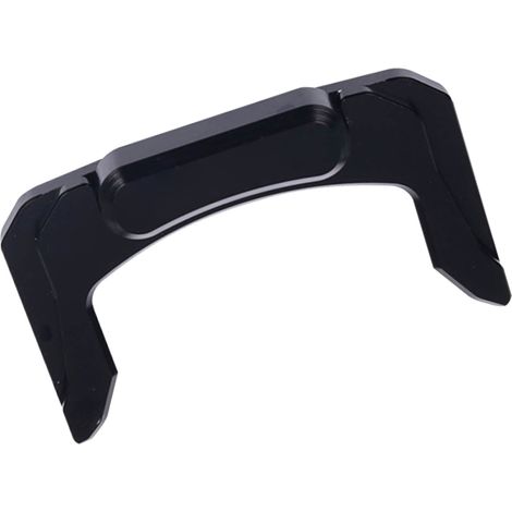 (Exclusivité Asie du Sud-Est) Convient pour Yamaha NMAX155/125 modification de l'interrupteur électrique couvercle décoratif, couvercle de protection en alliage d'aluminium, modèles 20-21, noir. (1/2)