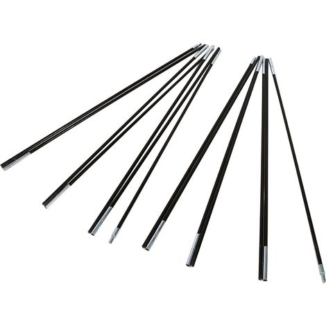 Set mit 2 doppelten Fiberglas-Stützstangen für Campingzelte (1 Stück). (1/5)