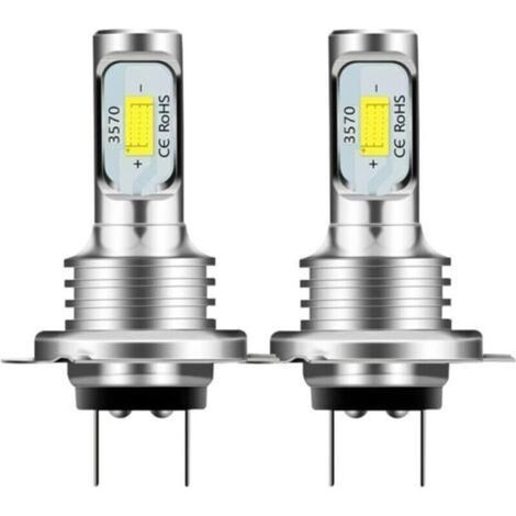 2pcs H7 Kit de phare boules 6000K blanc Ampoules de projecteur de voiture imperméable Accessoires de pièces auto Led (1/5)