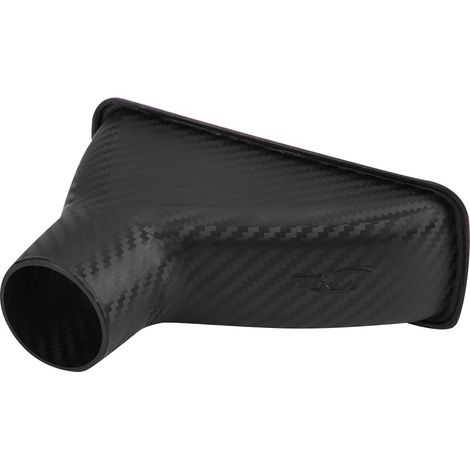 Entonnoir tubulaire d'admission d'air pour pare-chocs avant de voiture modifiée, kit de turbine turbo, forme carrée. (1/5)