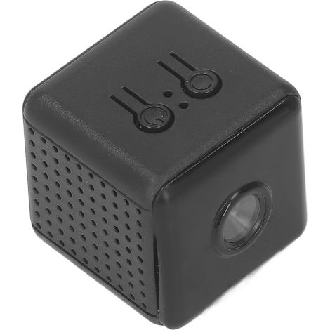Petite caméra de vidéosurveillance sans fil WiFi HD 1080P intérieur extérieur maison appartement, noir ABS, avec support câble manuel (1/5)
