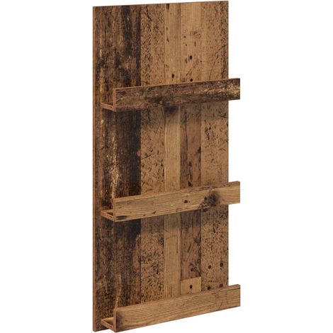 Maison Exclusive - Scaffale per riviste Legno vecchio 51 x 11 x 102 cm