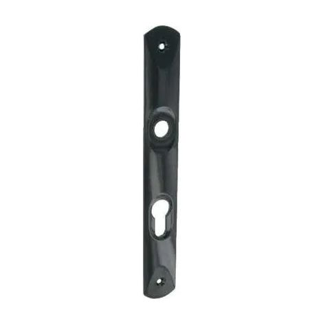 Piastra per porta tirard marinea alluminio nero 6 mm