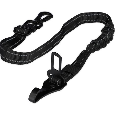 Cinturón de seguridad para coche para perros con amortiguador, longitud ajustable