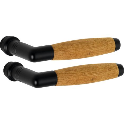 Juego manillas Sin roseta W3000.0029.45 Modelo Ton Negro mate-Teka