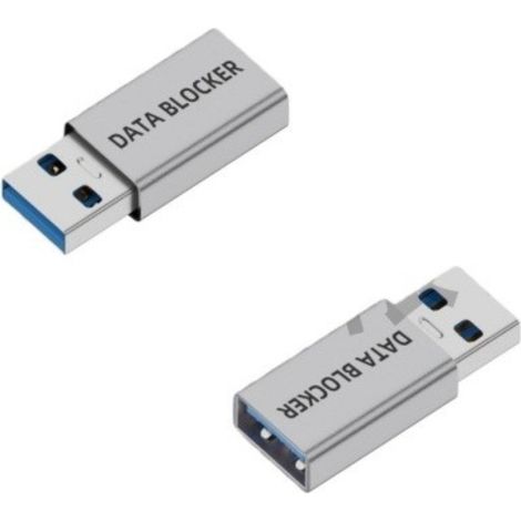 Bloqueur de données USB A mâle vers A femelle - Protection contre le vol de données (Lot de 2) (1/3)