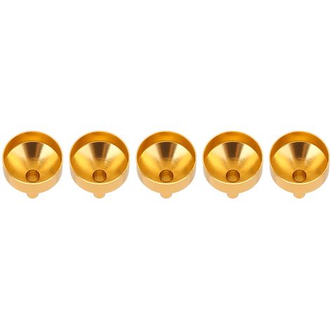 Entonnoirs Miniatures Métalliques Légers Portables pour Petites Bouteilles Huiles Essentielles DIY Baumes à Lèvres Lot (1/5)