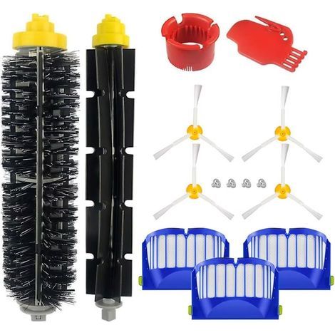 Remplaçant kit Pièces Accessoires pour iRobot Roomba série 600 606 610 614 615 616 620 621 625 630 631 635 640 645 650 655 660 665 670 671 676 680 681 690 691 695 696 697 (1/5)