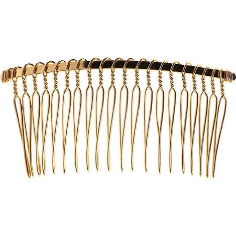 20 dents peigne à voile de mariée, pinces à cheveux vierges en métal, accessoires de coiffure pour femme, outil de coiffure DIY, peigne latéral pour cérémonie. (1/4)