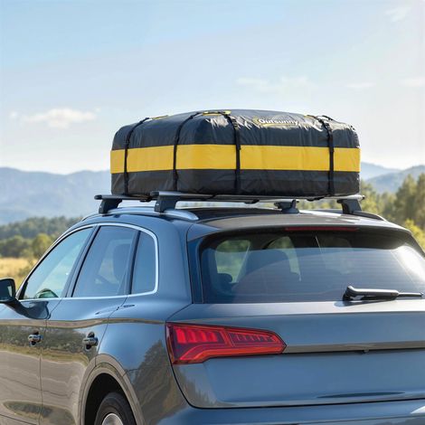 Sac de toit étanche 425 L pour voiture, avec ou sans barres de toit (1/5)