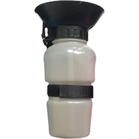 500ML Dog Water Bottle, Portable Dog Water Bottle, Portable Pet Water Bottle, Used for Camping, Walking, Hiking (Gray) (1/5)