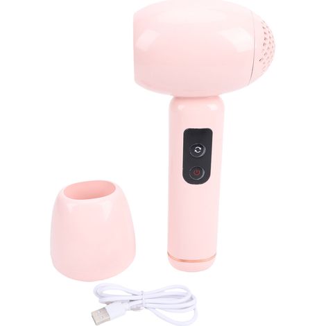Sèche-cheveux sans fil bébé chaleur douce faible bruit – Soufflerie infantile batterie 5000mAh rose, beauté (1/5)