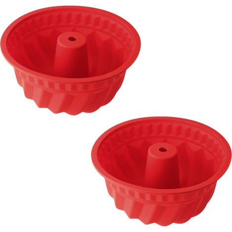 Lot de 2 moules à kouglofs en silicone 21,5 cm Dr. Oetker Flexxibel Love (1/5)