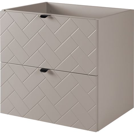 Mobile da bagno, Cashmere, 60 x 57 x 46 cm, Maniglie Nere (1/5)