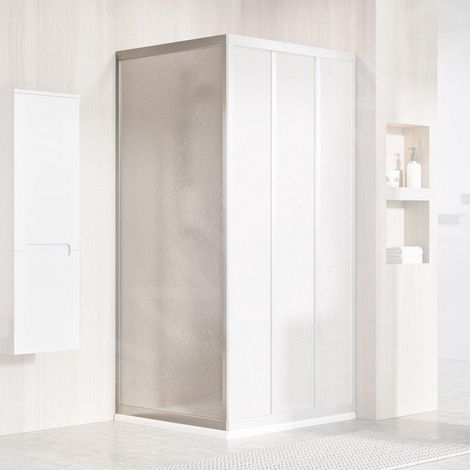 Ravak Supernova - Paroi de douche APSS-90, 870-905 mm, satin/Pearl 94070UR211 (1/4)