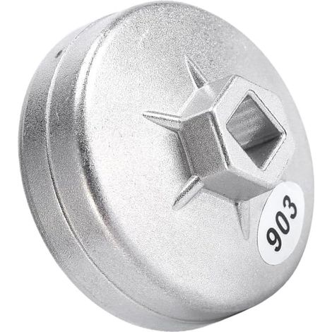 Diamètre 74 Cle Filtre a Huile, Outil Démontage Filtre Huile Mecanique Auto Universel Réglable Moteur Voiture Outils Clés Aluminium (1/5)