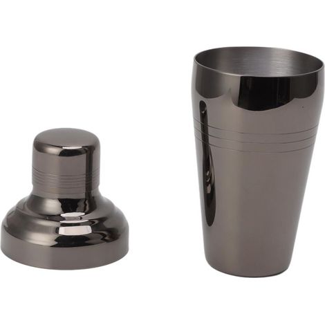 Cocktailshaker aus Edelstahl 304, Getränkemixer für Heimbar-Sets, Barzubehör, 510 ml, schwarz (1/5)