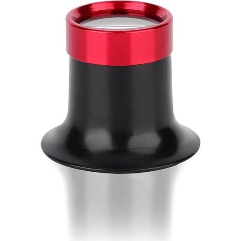 Loupe Horloger 10X en Alliage d'Aluminium, Loupe d'Inspection Oculaire pour Bijoux, Timbre, Pièce de Monnaie, Lecture et Tous Travaux de Précision, Couture (1/5)