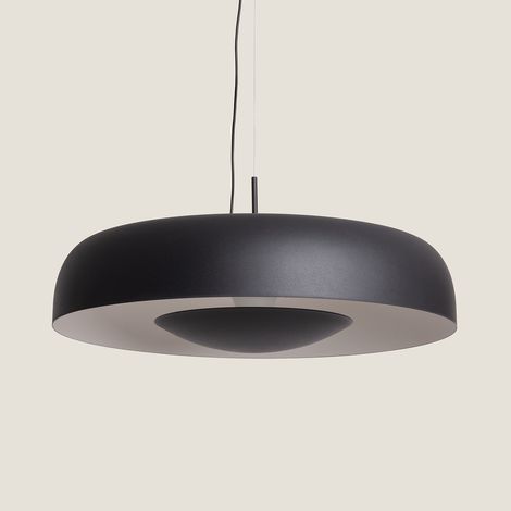 LED-Pendelleuchte 20W Stahl Duval Schwarz