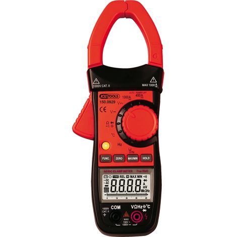 KS TOOLS  Conjunto de  pinzas amperimétricas  digitales 1000A  3 pzs.  - 150.0929 (1/3)