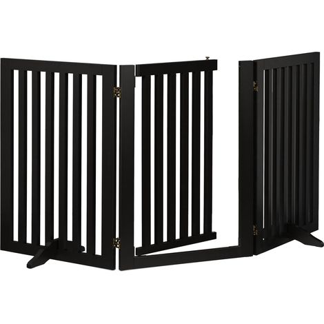 Schwarzes sicherheitstor mit tur 70 cm