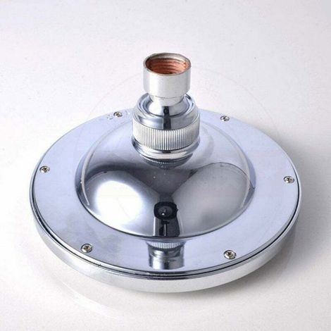 Pommeau de douche solaire - Unbrand - Rond - Dimensions 100 mm x 77 mm - Diamètre 10 cm - Matériau ABS haute qualité (1/5)