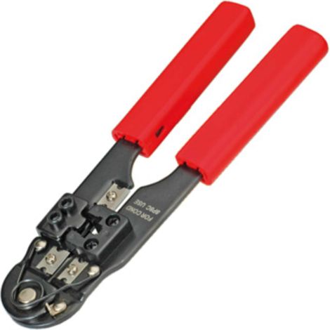 PINZA UNIVERSALE PER CRIMPARE CONNETTORI RJ45 8 PIN E 8 CONTATTI