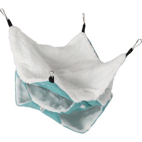 Hamac suspendu confortable à 3 couches pour hamsters, rats, lapins, furets et cochons d'Inde (1/5)